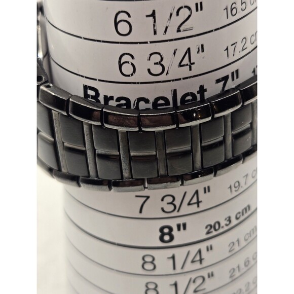 Citizen AU1054-54G Corso Eco Drive Black & Silver Stainless Steel Diamond Watch - Picture 14 of 14